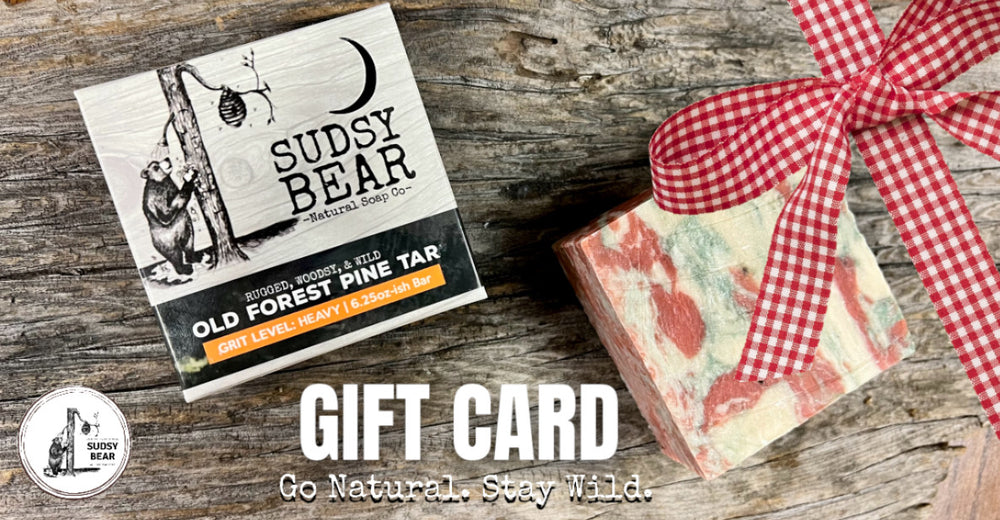 SUDSY BEAR GIFT CARDS